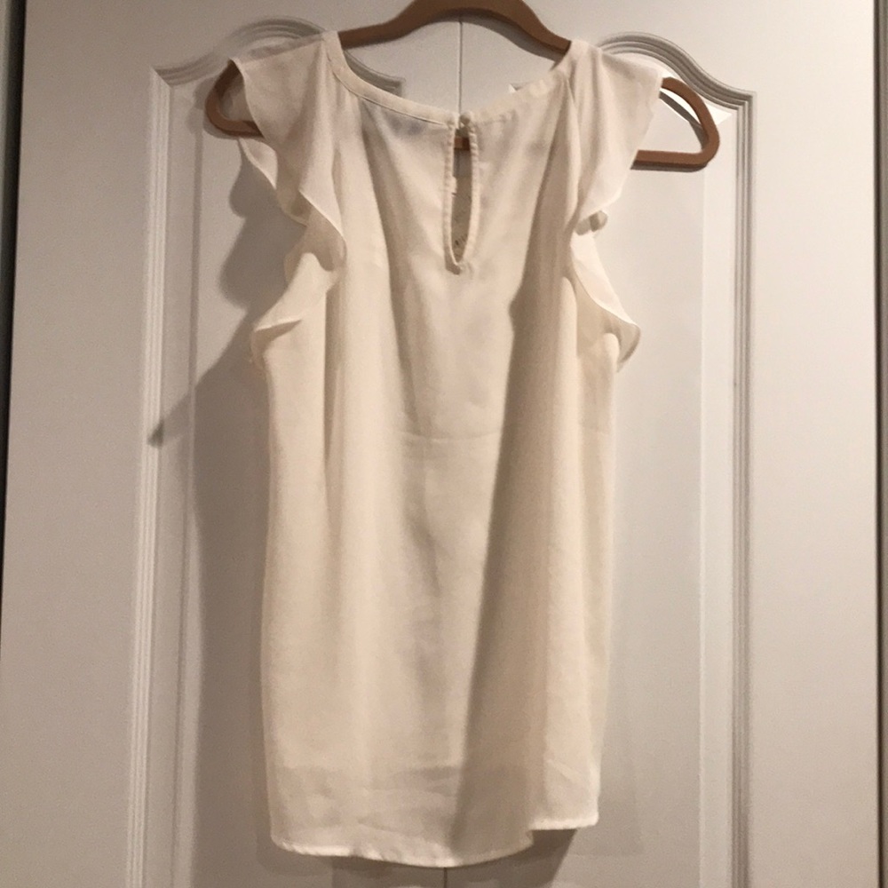 Express Ruffle Sleeve Top - Picture 3 of 3